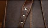MANTIME EUROXIA VINTAGE LEATHER TRAVEL BAG PACK - boopdo