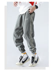 GUJE RAUL SIDE STRIPED CASUAL JOGGER PANTS - boopdo