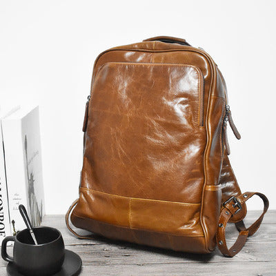 ZEFAN EXPLO ATLANTA ROBO RETRO DESIGN HANDMADE LEATHER BACKPACKS - boopdo