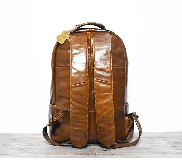 ZEFAN EXPLO ATLANTA ROBO RETRO DESIGN HANDMADE LEATHER BACKPACKS - boopdo