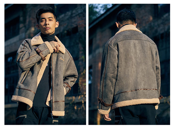 MR TANZO LOZZO MOUNTAINEER OUTDOOR STYLE VELVET JACKET - boopdo