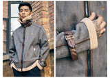 MR TANZO LOZZO MOUNTAINEER OUTDOOR STYLE VELVET JACKET - boopdo