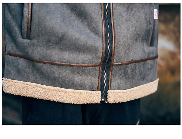 MR TANZO LOZZO MOUNTAINEER OUTDOOR STYLE VELVET JACKET - boopdo