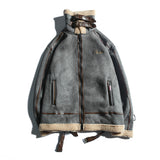 MR TANZO LOZZO MOUNTAINEER OUTDOOR STYLE VELVET JACKET - boopdo