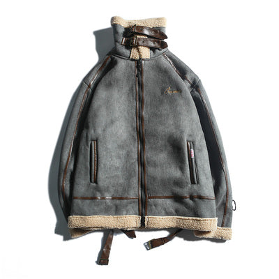 MR TANZO LOZZO MOUNTAINEER OUTDOOR STYLE VELVET JACKET - boopdo