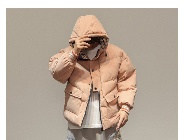 NOIVAS PENDOVA STREET CLOTHING STYLE HOODED JACKET - boopdo
