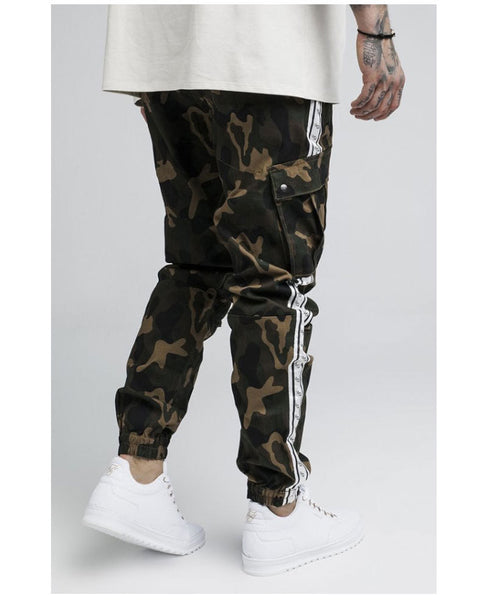 DR MUSCLE RANGER POWER BEAST ATHLETIC STYLE CAMO JOGGER PANTS - boopdo
