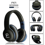 PANGPAI P67I BLUE TOOTH WIRELESS MUSIC HEADPHONES - boopdo