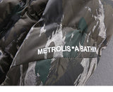 METROPOLIS KOMP CLOTHING THICK CAMOUFLAGE HOOD JACKET - boopdo
