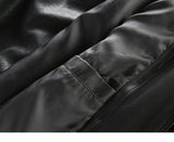 HARLEX VAGON SYNTHETIC LEATHER HOODED JACKET - boopdo