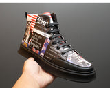 UNCLE SAM WANTS YOU TO AMERICA OLD SCHOOL SHOES WITH CHUNKY SOLE - boopdo