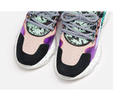 BELLALILY COLOR BLOCK LEOPARD PRINT CHUNKY TRAINERS - boopdo