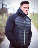 MUSCLE AESTHETIC TRAINING SLIM OUTDOOR COTTON JACKET - boopdo