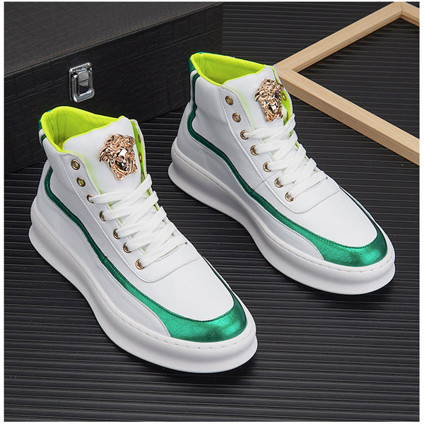 DOISVO ROKKIE MEDUSA URBAN STYLE HIGH TOP CASUAL SHOES - boopdo
