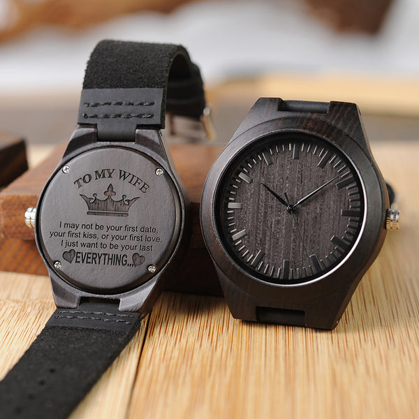 BOBO BIRD MIYOZA CUSTOM MADE QUARTZ WATCH IN BLACK - boopdo