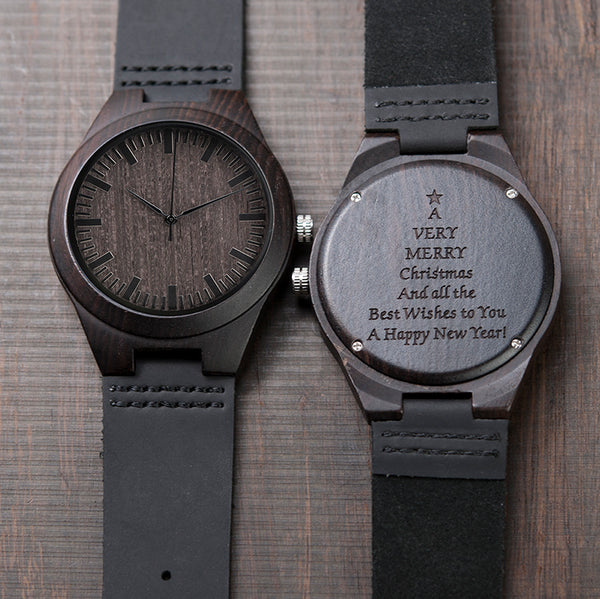 BOBO BIRD MIYOZA CUSTOM MADE QUARTZ WATCH IN BLACK - boopdo