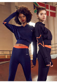 GYMNA CROPPED HOODIE WITH STAR PRINT - boopdo