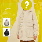 ROKXIE RHOPIC MARTENDE MID LENGTH COTTON HOODED JACKET - boopdo