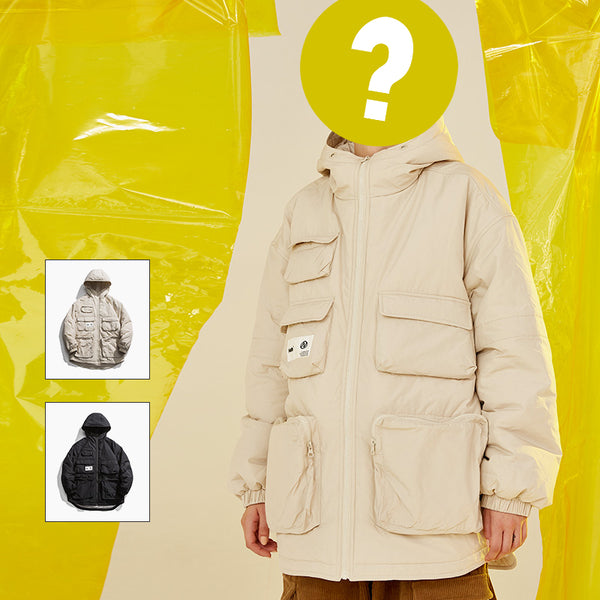 ROKXIE RHOPIC MARTENDE MID LENGTH COTTON HOODED JACKET - boopdo
