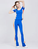 CAGGEEN TRACK PANTS WITH CONTRAST STRIPE - boopdo