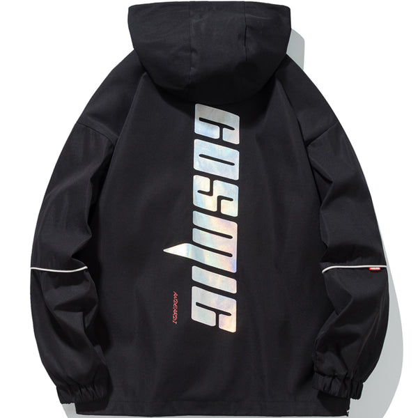 COSMICA TRENCH HOLISTIC OUTDOOR WINDBREAKER HOODED COAT - boopdo