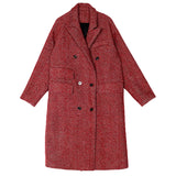 8GIRLS DOUBLE BREASTED WOOL COAT - boopdo