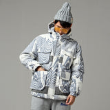 HARLAN THREE DIMENSIONAL PATCH MULTI POCKET COTTON HOODED JACKET - boopdo