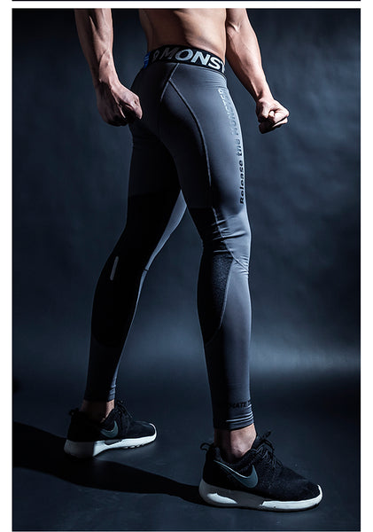 MONSTER GUARDIANS ACTIVE TRAINING LEGGINGS IN GREY - boopdo