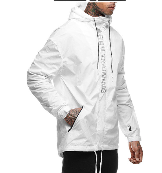 FRANLILA ROCCA BROTHERS REFLECTIVE WINDBREAKER HOODED JACKET - boopdo