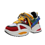 EAF EXCLUSIVE CHUBBY PLATFORM SNEAKER IN MULTI COLOR - boopdo
