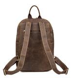 MANTIME NINETEENTH POINTE VINTAGE 14 INCHES TRAVEL BACKPACK IN BROWN AND BLACK - boopdo
