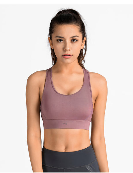 VFU DESIGN LONGLINE BRA TOP AND MESH PANEL LEGGINGS CO ORD - boopdo