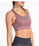 VFU DESIGN LONGLINE BRA TOP AND MESH PANEL LEGGINGS CO ORD - boopdo