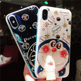 DOREMONG EPOXY CARTOON EMBOSSED APPLE IPHONE COVERS - boopdo