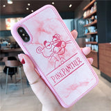 BOOPDO DESIGN NAUGHTY PANTHER CARTOON EMBOSSED APPLE IPHONE CASES - boopdo