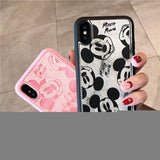 MICKELOY CARTOON FAUX LEATHER APPLE IPHONE CASES - boopdo