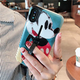 BOOPDO DESIGN MOUSE CARTOON EMBOSSED APPLE IPHONE COVERS - boopdo
