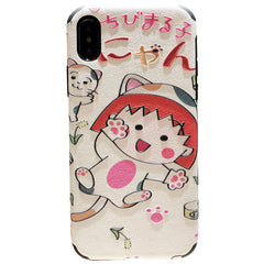 CHIBI MARUKO CHAN JAPANESE CARTOON FIGURES IPHONE APPLE PHONE