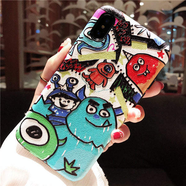 BOO MIKE MONSTERS SCAGE BECAWLE APPLE IPHONE CASES IN MULTI COLOR - boopdo