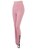 MIP TRAINING LEGGINGS WITH FOOT STRAPS IN POWDER PINK - boopdo