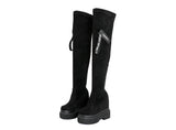 ROOSEVELT FAZSO OVER THE KNEE PLATFORM BOOTS - boopdo