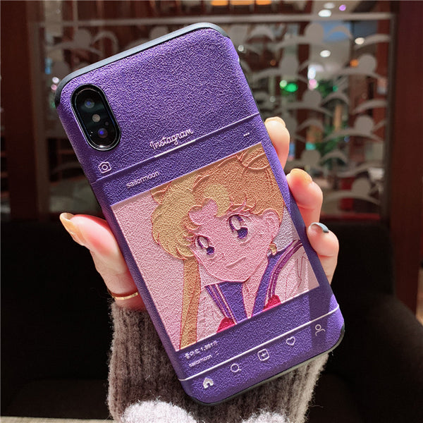 INSTAGRAM GIRL APPLE IPHONE SILICONE PROTECTIVE PHONE CASE - boopdo
