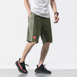 YANSANXIA POTO CUT OFF SWEAT SHORT PANTS - boopdo