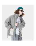FOROZA RONDI BEEDEE FAUX FUR FULL ZIP CARDIGAN - boopdo