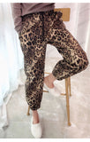 8GIRLS DESIGN OVERSIZED JOGGERS IN LEOPARD PRINT - boopdo