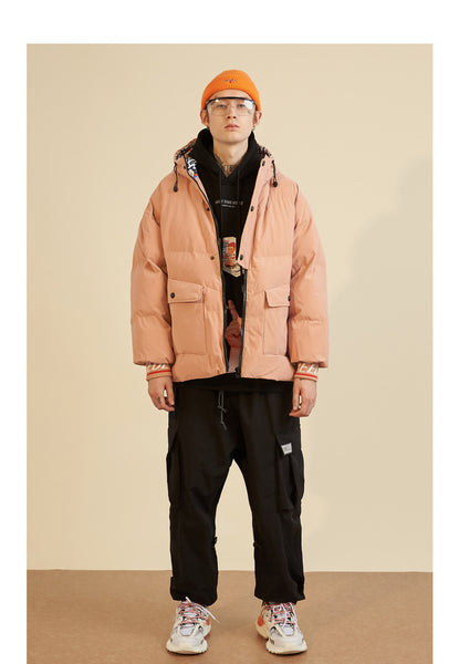 NOIVAS PENDOVA STREET CLOTHING STYLE HOODED JACKET - boopdo