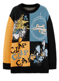 PEACE BIRD DISNEY EDITION KNIT JUMPER WITH DONALD DUCK PRINT - boopdo