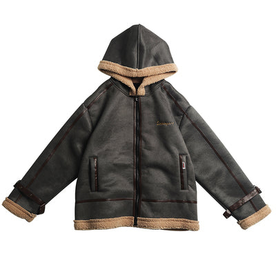 MR TANZO LOZZO MOUNTAINEER OUTDOOR STYLE VELVET JACKET - boopdo