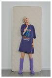 TYAKASHI UNISEX T SHIRT DRESS WITH PRINT DESIGN - boopdo