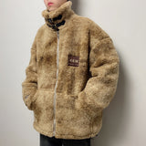 COMU GANJA KOREAN URBAN STYLE WOOLEN THICK JACKET - boopdo